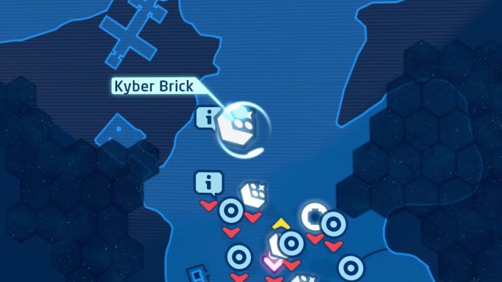 Rodzaj znajdźki: Łamigłówka - Klocek Kyber - LEGO Skywalker Saga: Osada Niima (Niima Outpost) - lista wszystkich łamigłówek - LEGO Skywalker Saga - poradnik do gry