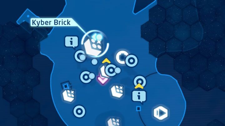 Rodzaj znajdźki: Łamigłówka - Klocek Kyber - LEGO Skywalker Saga: Osada Niima (Niima Outpost) - lista wszystkich łamigłówek - LEGO Skywalker Saga - poradnik do gry