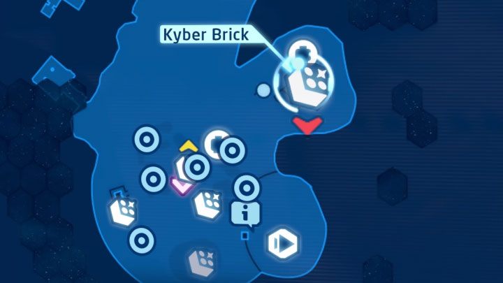 Rodzaj znajdźki: Łamigłówka - Klocek Kyber - LEGO Skywalker Saga: Osada Niima (Niima Outpost) - lista wszystkich łamigłówek - LEGO Skywalker Saga - poradnik do gry