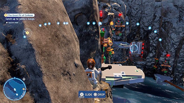 Waszym zadaniem jest docieranie do kolejnych dźwigni i pociąganie za nie, ścigając się przy tym z upływającym czasem - LEGO Skywalker Saga: Wyspa ze świątynią (Temple Island) - lista wszystkich łamigłówek - LEGO Skywalker Saga - poradnik do gry