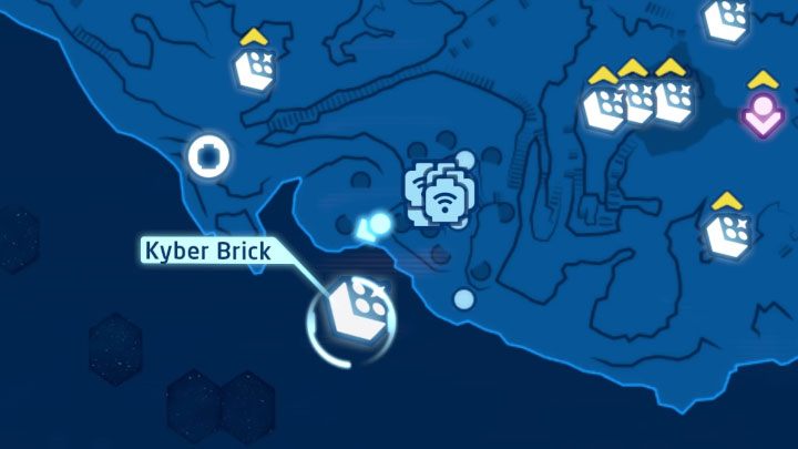 Rodzaj znajdźki: Łamigłówka - Klocek Kyber - LEGO Skywalker Saga: Wyspa ze świątynią (Temple Island) - lista wszystkich łamigłówek - LEGO Skywalker Saga - poradnik do gry