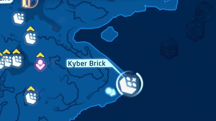 Rodzaj znajdźki: Łamigłówka - Klocek Kyber - LEGO Skywalker Saga: Wyspa ze świątynią (Temple Island) - lista wszystkich łamigłówek - LEGO Skywalker Saga - poradnik do gry