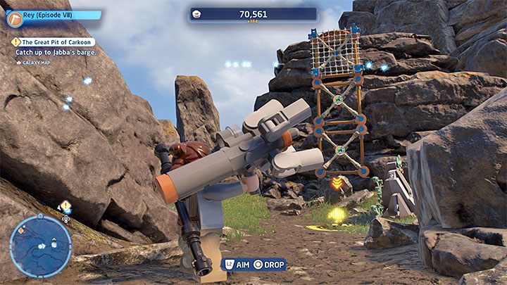 Rodzaj znajdźki: Wyścig - Klocek Kyber - LEGO Skywalker Saga: Wyspa ze świątynią (Temple Island) - lista wszystkich łamigłówek - LEGO Skywalker Saga - poradnik do gry