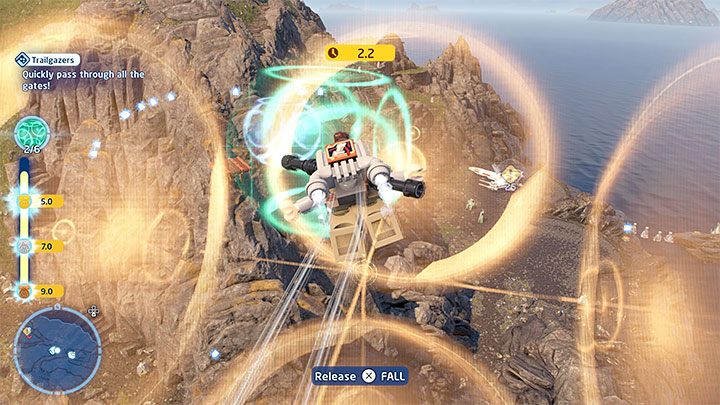 Chcąc zdobyć klocek musicie bezbłędnie zaliczyć wyścig, tzn - LEGO Skywalker Saga: Wyspa ze świątynią (Temple Island) - lista wszystkich łamigłówek - LEGO Skywalker Saga - poradnik do gry