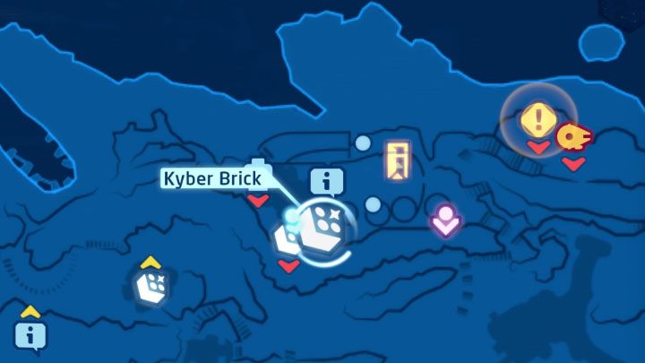 Rodzaj znajdźki: Łamigłówka - Klocek Kyber - LEGO Skywalker Saga: Wyspa ze świątynią (Temple Island) - lista wszystkich łamigłówek - LEGO Skywalker Saga - poradnik do gry