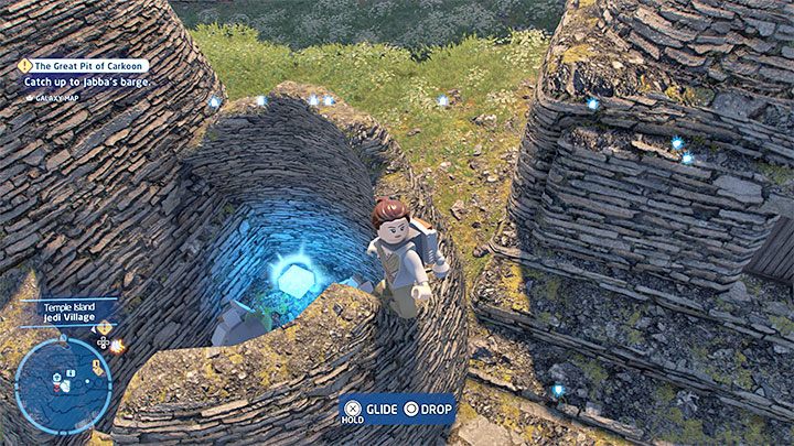 Zainteresujcie się budynkami z oznaczonej lokacji - LEGO Skywalker Saga: Wyspa ze świątynią (Temple Island) - lista wszystkich łamigłówek - LEGO Skywalker Saga - poradnik do gry