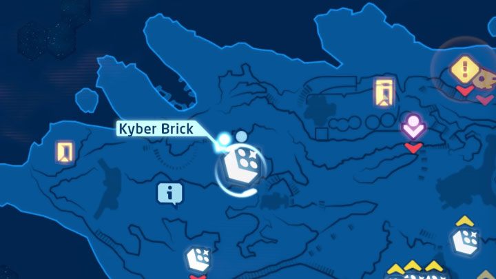 Rodzaj znajdźki: Łamigłówka - Klocek Kyber - LEGO Skywalker Saga: Wyspa ze świątynią (Temple Island) - lista wszystkich łamigłówek - LEGO Skywalker Saga - poradnik do gry