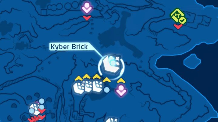 Rodzaj znajdźki: Łamigłówka - Klocek Kyber - LEGO Skywalker Saga: Wyspa ze świątynią (Temple Island) - lista wszystkich łamigłówek - LEGO Skywalker Saga - poradnik do gry