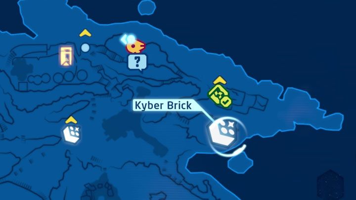 Rodzaj znajdźki: Łamigłówka - Klocek Kyber - LEGO Skywalker Saga: Wyspa ze świątynią (Temple Island) - lista wszystkich łamigłówek - LEGO Skywalker Saga - poradnik do gry