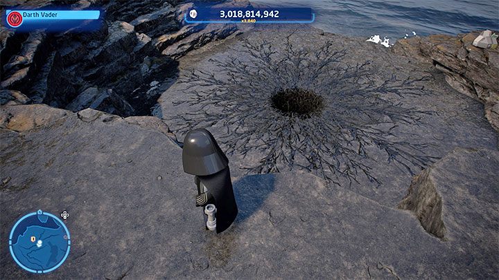 Rodzaj znajdźki: Łamigłówka - Klocek Kyber - LEGO Skywalker Saga: Wyspa ze świątynią (Temple Island) - lista wszystkich łamigłówek - LEGO Skywalker Saga - poradnik do gry