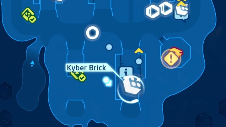 Rodzaj znajdźki: Łamigłówka - Klocek Kyber - LEGO Skywalker Saga: Baza ruchu oporu (Resistance Base) - lista wszystkich łamigłówek - LEGO Skywalker Saga - poradnik do gry