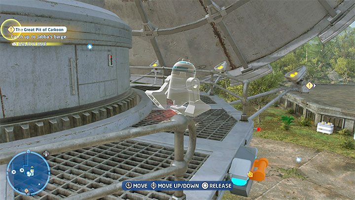 Musicie zainteresować się wielką czaszą anteny satelitarnej i dotrzeć na jej szczyt - LEGO Skywalker Saga: Baza ruchu oporu (Resistance Base) - lista wszystkich łamigłówek - LEGO Skywalker Saga - poradnik do gry