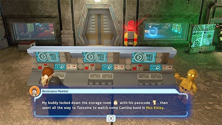 Musicie wyruszyć na poszukiwania hasła i warto wykonać w tym celu dwie czynności - LEGO Skywalker Saga: Jak zdobyć hasło do terminalu? - LEGO Skywalker Saga - poradnik do gry