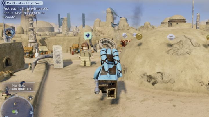 Ostatni świadek znajduje się na dachu budynku - LEGO Skywalker Saga: Ma klounkee mój kolego (Ma Klounkee Most Foul) - solucja, opis przejścia - LEGO Skywalker Saga - poradnik do gry