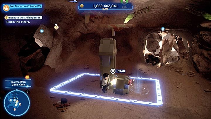 Zlokalizujcie skrzynię z obrazka 1, którą musicie zepchnąć na dół - LEGO Skywalker Saga: C-3PO-nie (C-3P-Oh no) - solucja, opis przejścia - LEGO Skywalker Saga - poradnik do gry