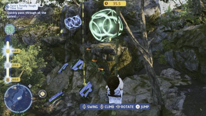 Próba polega na zaliczeniu kolejno wszystkich 26 bram w jak najszybszym czasie - LEGO Skywalker Saga: Ajan Kloss - próby, solucja, opis przejścia - LEGO Skywalker Saga - poradnik do gry