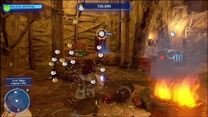 Ta skrzynia ze znajdźką otworzy się jeśli pociągniecie za 3 dźwignie, w czasie mniejszym niż 15 sekund - LEGO Skywalker Saga: Wioska Ewoków - lista wszystkich łamigłówek - LEGO Skywalker Saga - poradnik do gry