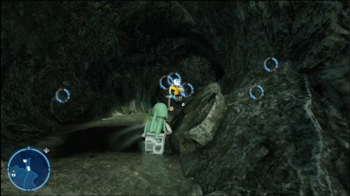 Ten klocek schowany został w niewielkim korytarzu skalnym - LEGO Skywalker Saga: Miejsce katastrofy - lista wszystkich łamigłówek - LEGO Skywalker Saga - poradnik do gry