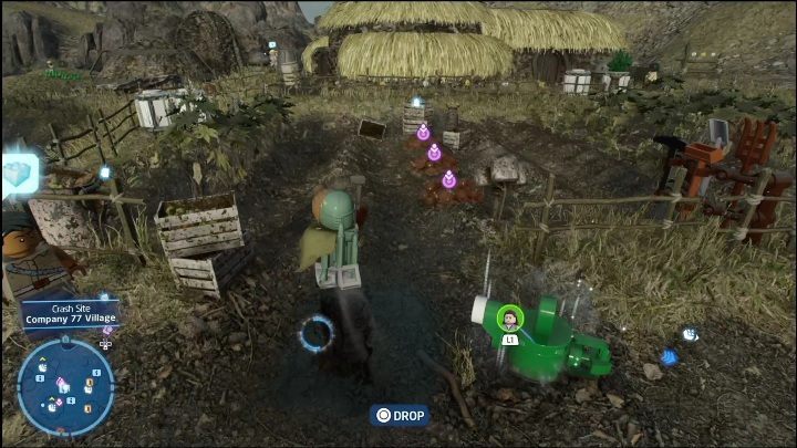 Waszym zadaniem jest zasadzenie 3 żołędzi we wskazanym przez grę miejscu, a następnie podlanie roślin - LEGO Skywalker Saga: Miejsce katastrofy - lista wszystkich łamigłówek - LEGO Skywalker Saga - poradnik do gry