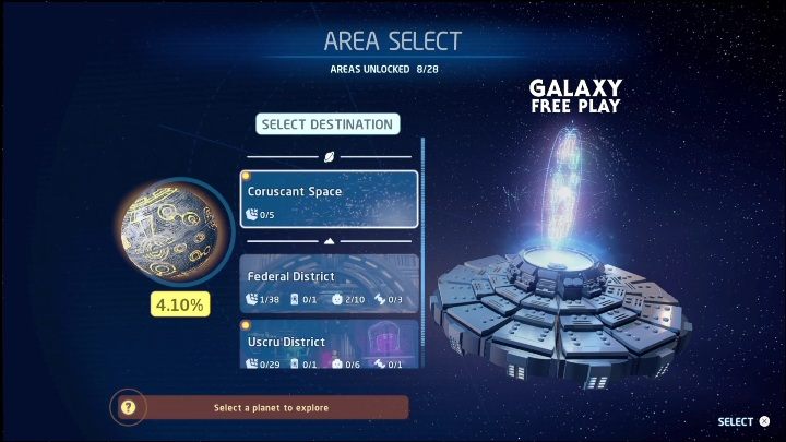 W grze znajdziecie wiele planet, a co za tym idzie, aż kilkanaście przestrzeni kosmicznych - LEGO Skywalker Saga: Klocki Kyber w przestrzeniach kosmicznych - sposób zdobycia, lista wszystkich - LEGO Skywalker Saga - poradnik do gry