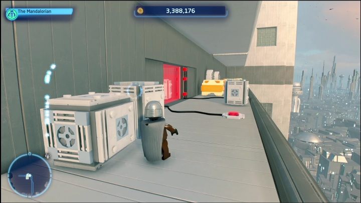 Pierwszym krokiem do zdobycia tej znajdźki jest zniszczenie kraty w podłodze - LEGO Skywalker Saga: Karty z danymi - lista wszystkich - LEGO Skywalker Saga - poradnik do gry