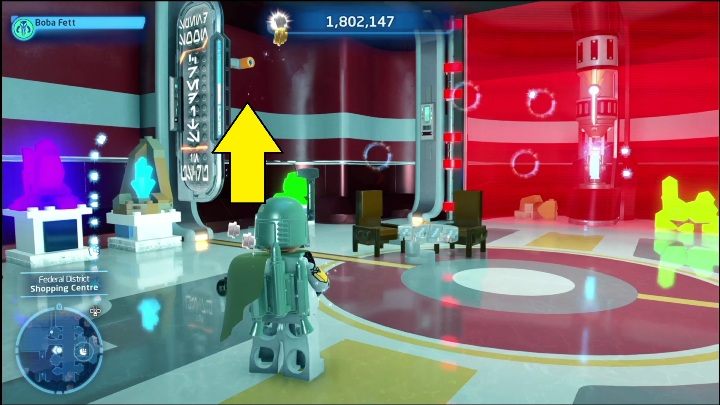 Pierwsze co musicie zrobić, aby dostać się do klocka, to zdobycie baterii - LEGO Skywalker Saga: Dzielnica federalna - lista wszystkich łamigłówek - LEGO Skywalker Saga - poradnik do gry