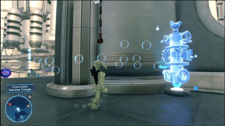 Ta znajdźka ukryta jest na szczycie budynku - LEGO Skywalker Saga: Dzielnica federalna - lista wszystkich łamigłówek - LEGO Skywalker Saga - poradnik do gry