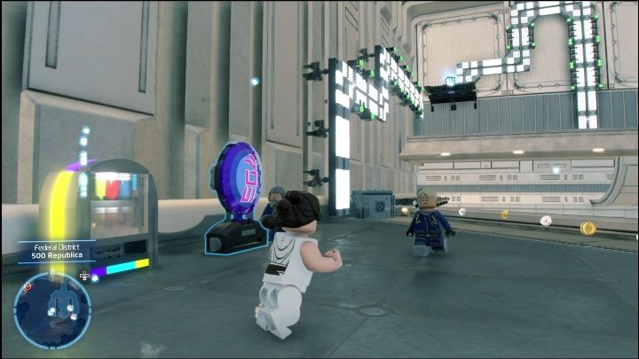 Dotarcie do tego klocka wymaga postaci z mieczem świetlnym - LEGO Skywalker Saga: Dzielnica federalna - lista wszystkich łamigłówek - LEGO Skywalker Saga - poradnik do gry