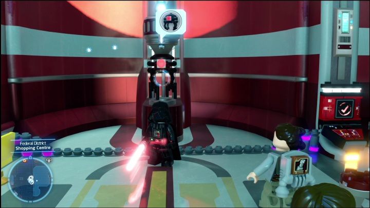 Tę znajdźkę możecie kupić za 5 tysięcy monet - LEGO Skywalker Saga: Dzielnica federalna - lista wszystkich łamigłówek - LEGO Skywalker Saga - poradnik do gry