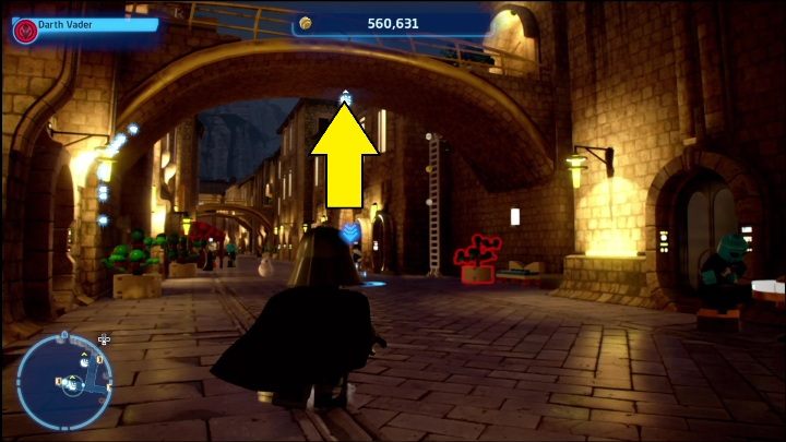 Klocek leży na niewielkim moście łączącym dwie części miasta - LEGO Skywalker Saga: Canto Bight - lista wszystkich łamigłówek - LEGO Skywalker Saga - poradnik do gry