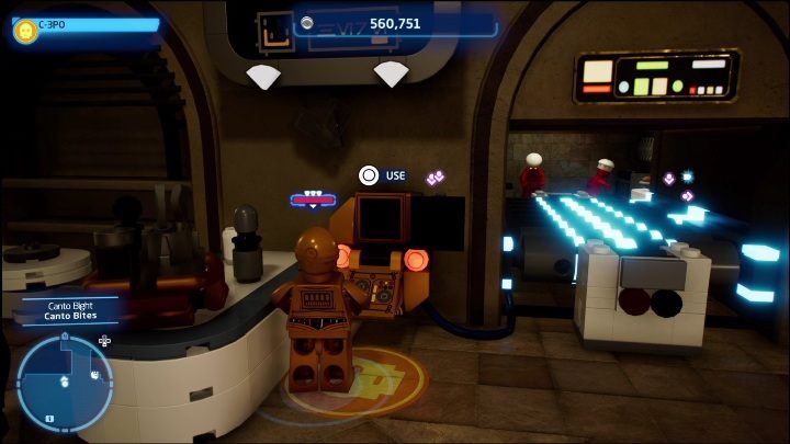 Do zdobycia znajdźki z kantyny potrzebujecie droida protokolarnego - LEGO Skywalker Saga: Canto Bight - lista wszystkich łamigłówek - LEGO Skywalker Saga - poradnik do gry