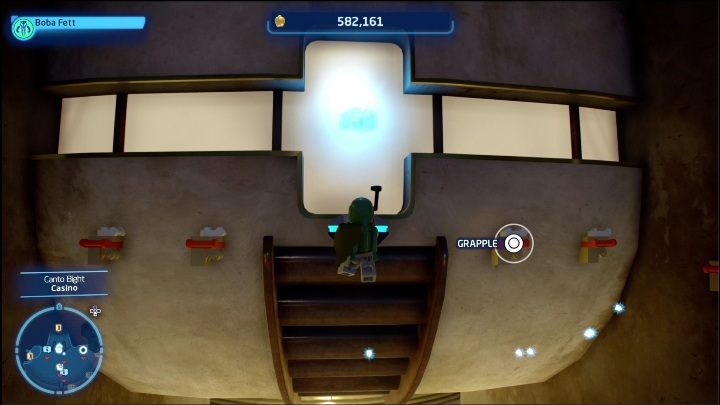 Ten klocek znajduje się na ścianie kasyna - LEGO Skywalker Saga: Canto Bight - lista wszystkich łamigłówek - LEGO Skywalker Saga - poradnik do gry