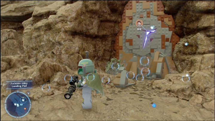 Do tego klocka dostaniecie się, gdy zniszczycie pękniętą blachę korzystając z blastera Zbieracza - LEGO Skywalker Saga: Zakazana Dolina - lista wszystkich łamigłówek - LEGO Skywalker Saga - poradnik do gry