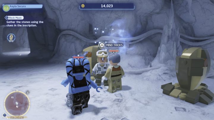 Udajcie się za wyznacznikiem do tajemniczego kamiennego okręgu z klocków i przełączcie się na postać Jedi - LEGO Skywalker Saga: Skaldowie (Rock Music) - solucja, opis przejścia - LEGO Skywalker Saga - poradnik do gry