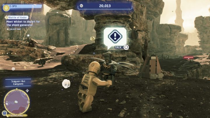 Następna wskazówka zaprowadzi Was na planetę Geonosis do Ul Stalgasin - LEGO Skywalker Saga: Skaldowie (Rock Music) - solucja, opis przejścia - LEGO Skywalker Saga - poradnik do gry