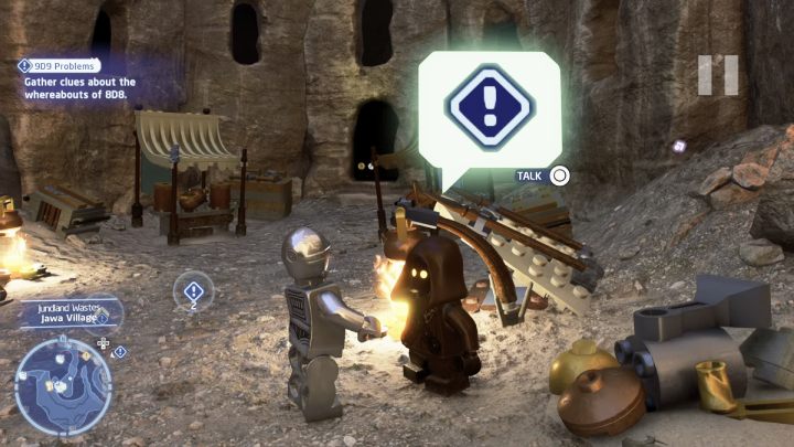 Na koniec udajcie się w rejony skalne - LEGO Skywalker Saga: Problemy 9D9 (9D9 Problems) - solucja, opis przejścia - LEGO Skywalker Saga - poradnik do gry