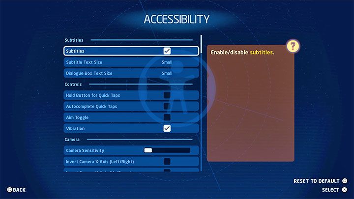 Ułatwienia dostępu mają swoją osobną zakładkę w menu opcji - Dostępność (Accessibility) - LEGO Skywalker Saga: Ułatwienia dostępu - lista - LEGO Skywalker Saga - poradnik do gry