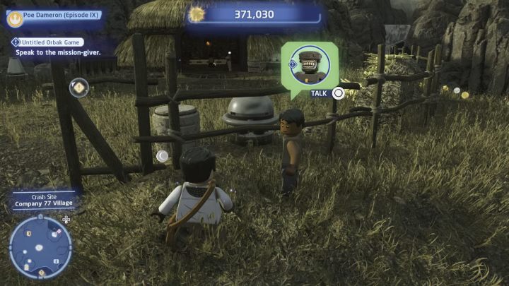 Porozmawiajcie ze zleceniodawcą i przyjmijcie zadanie - LEGO Skywalker Saga: Odzyskiwanie orbaków (Untitled Orbak Game) - solucja, opis przejścia - LEGO Skywalker Saga - poradnik do gry