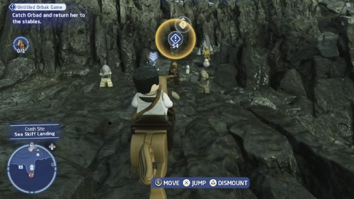 Gdy 3 zwierzęta znajdą się w zagrodzie, porozmawiajcie ze zleceniodawcą - LEGO Skywalker Saga: Odzyskiwanie orbaków (Untitled Orbak Game) - solucja, opis przejścia - LEGO Skywalker Saga - poradnik do gry