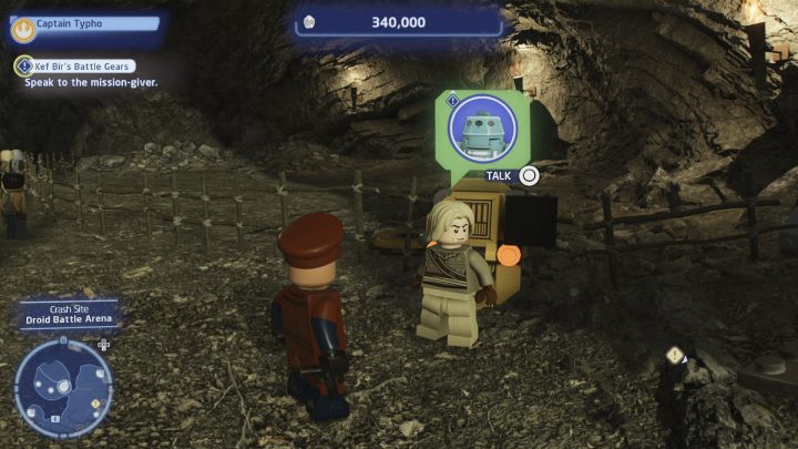 Przyjmijcie zadanie od zleceniodawcy i udajcie się do wraku Gwiazdy Śmierci II - LEGO Skywalker Saga: Szrotowisko Kef Bir (Kef Birs Battle Gears) - solucja, opis przejścia - LEGO Skywalker Saga - poradnik do gry