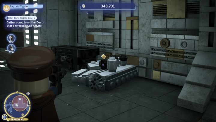 W obszarze poszukiwań zniszczcie klocki, z których wypadną części do zbudowania droida - LEGO Skywalker Saga: Szrotowisko Kef Bir (Kef Birs Battle Gears) - solucja, opis przejścia - LEGO Skywalker Saga - poradnik do gry