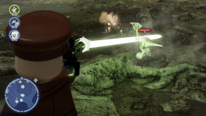 Polećcie na bagno smokowęża na planecie Dagobah i zestrzelcie biegające tam zwierzę - LEGO Skywalker Saga: Bestiariusz Kef Bir (Wildlife Wishlist) - solucja, opis przejścia - LEGO Skywalker Saga - poradnik do gry