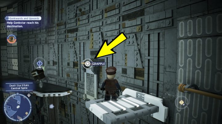 Podążajcie za zleceniodawcą - LEGO Skywalker Saga: Gonki w górę (Gonkwards and Upwards) - solucja, opis przejścia - LEGO Skywalker Saga - poradnik do gry