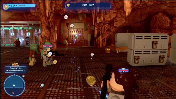 Ten klocek schowany jest pod prysznicami w łaźni - LEGO Skywalker Saga: Ul Stalgasin - lista wszystkich łamigłówek - LEGO Skywalker Saga - poradnik do gry