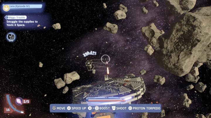 Skorzystajcie z szybkiej podróży i udajcie się w przestrzeń lokalną planety Yavin 4 - LEGO Skywalker Saga: Bitka dla Biggsa (Biggs Trouble) - solucja, opis przejścia - LEGO Skywalker Saga - poradnik do gry