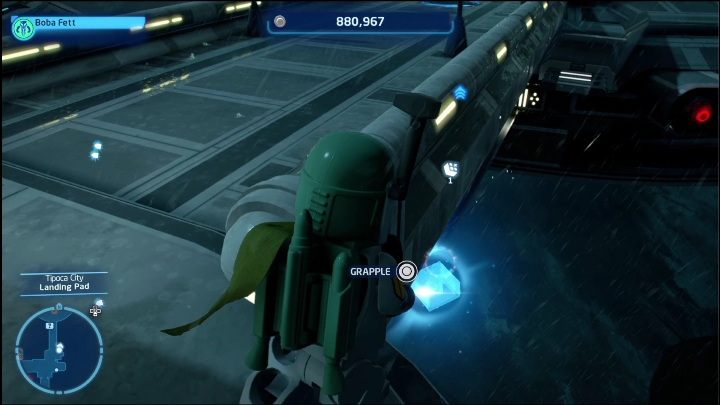 Ta znajdźka skrywa się na zewnątrz, pod mostem - LEGO Skywalker Saga: Miasto Tipoca - lista wszystkich łamigłówek - LEGO Skywalker Saga - poradnik do gry