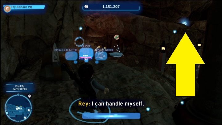 Ten klocek leży na skale - LEGO Skywalker Saga: Miasto Pau - lista wszystkich łamigłówek - LEGO Skywalker Saga - poradnik do gry