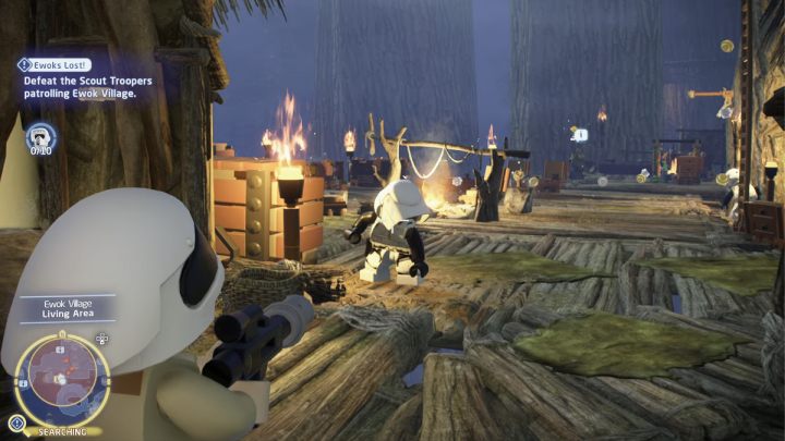 Udajcie się w wyznaczone miejsca i pokonujcie wszystkich szturmowców jakich spotkacie - LEGO Skywalker Saga: Endorwać szturmowca (Ewoks Lost!) - solucja, opis przejścia - LEGO Skywalker Saga - poradnik do gry