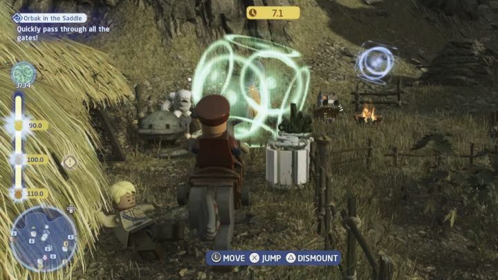 Próba polega na zaliczeniu kolejno wszystkich 34 bram w jak najszybszym czasie - LEGO Skywalker Saga: Kef Bir - próby, solucja, opis przejścia - LEGO Skywalker Saga - poradnik do gry