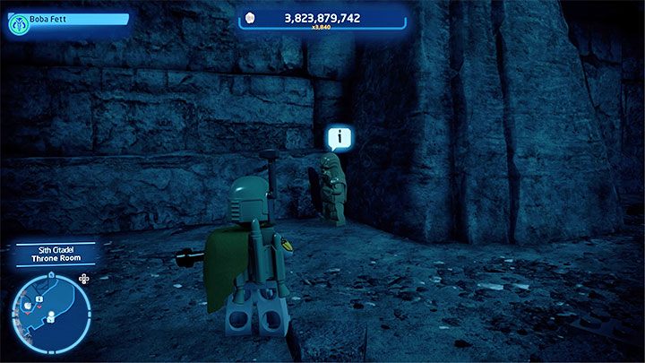 Musicie po wylądowaniu w cytadeli dotrzeć do okrągłej platformy z obrazka 1, która jest windą - LEGO Skywalker Saga: Gdzie jest wookiee? (Wheres the Wookiee?) - lista wszystkich (cz. 1) - LEGO Skywalker Saga - poradnik do gry